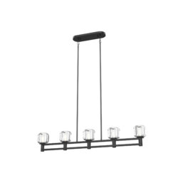 DVI LIGHTING SAMAR 5 LT LINEAR EBONY DVP34602EB-CL montreal