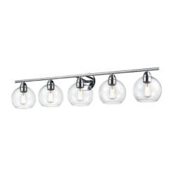 DVI LIGHTING ANDROMEDA 5 LT VANITY CHROME DVP34755CH-CL woodbridge