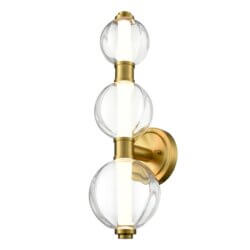 DVI LIGHTING GLIMMER SCONCE BRASS DVP34901BR-PUC edmonton