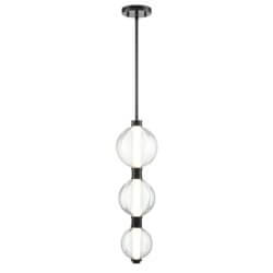 DVI LIGHTING GLIMMER LED PENDANT EBONY DVP34910EB-PUC burlington