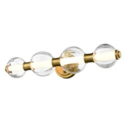 DVI LIGHTING GLIMMER LED VANITY BRASS DVP34943BR-PUC caledon