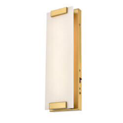DVI LIGHTING TORRANCE 13" VANITY BRASS LED DVP35301BR-AFA nobleton