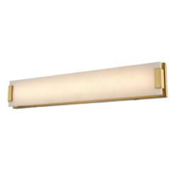 DVI LIGHTING TORRANCE 24.25" VANITY BRASS LED DVP35343BR-AFA woodbridge