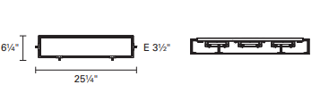 DVI LIGHTING ZURICH 3 LT VANITY CHROME DVP14543CH-SSOP oakville