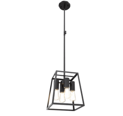 DVI LIGHTING CAPE BRETON 4 LT PENDANT EBONY DVP29048MF+EB vancouver