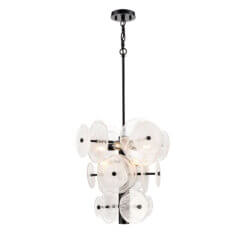 DVI LIGHTING CAROUSEL 8 LT PENDANT EBONY DVP36520EB-MS niagara