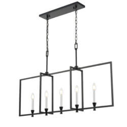 DVI LIGHTING CARISBROOKE 5 LT LINEAR EBONY DVP37102EB ottawa