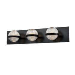 DVI LIGHTING DRYDEN 3 LT VANITY EBONY DVP37343EB-CRY niagara