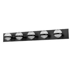 DVI LIGHTING DRYDEN 5 LT VANITY EBONY DVP37355EB-CRY bracebridge