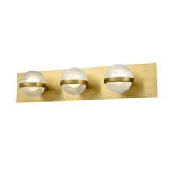 DVI LIGHTING CIRRUS 3 LT VANITY BRASS DVP37943BR-MS niagara
