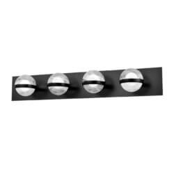 DVI LIGHTING CIRRUS 4 LT VANITY EBONY DVP37944EB-MS port elgin
