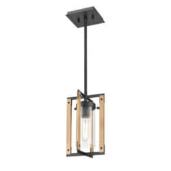 DVI LIGHTING OKANAGAN MINI PENDANT EBONY DVP38621EB+NW-CL montreal