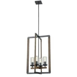 DVI LIGHTING OKANAGAN 29" LT FOYER GRAPHITE DVP38649GR+IW-CL niagara
