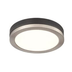 DVI LIGHTING TEMAGAMI FLUSH MOUNT SATIN NICKEL LED DVP39328SN+GR calgary