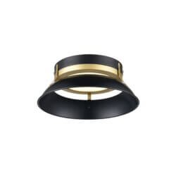 DVI LIGHTING ALCENON LED FLUSH MOUNT PAINTED SATIN BRASS DVP39518EB+PSB-CCT orilla