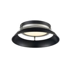 DVI LIGHTING ALCENON 13.5" LED FLUSH MOUNT PLATINUM DVP39528EB+PL-CCT stoney creek