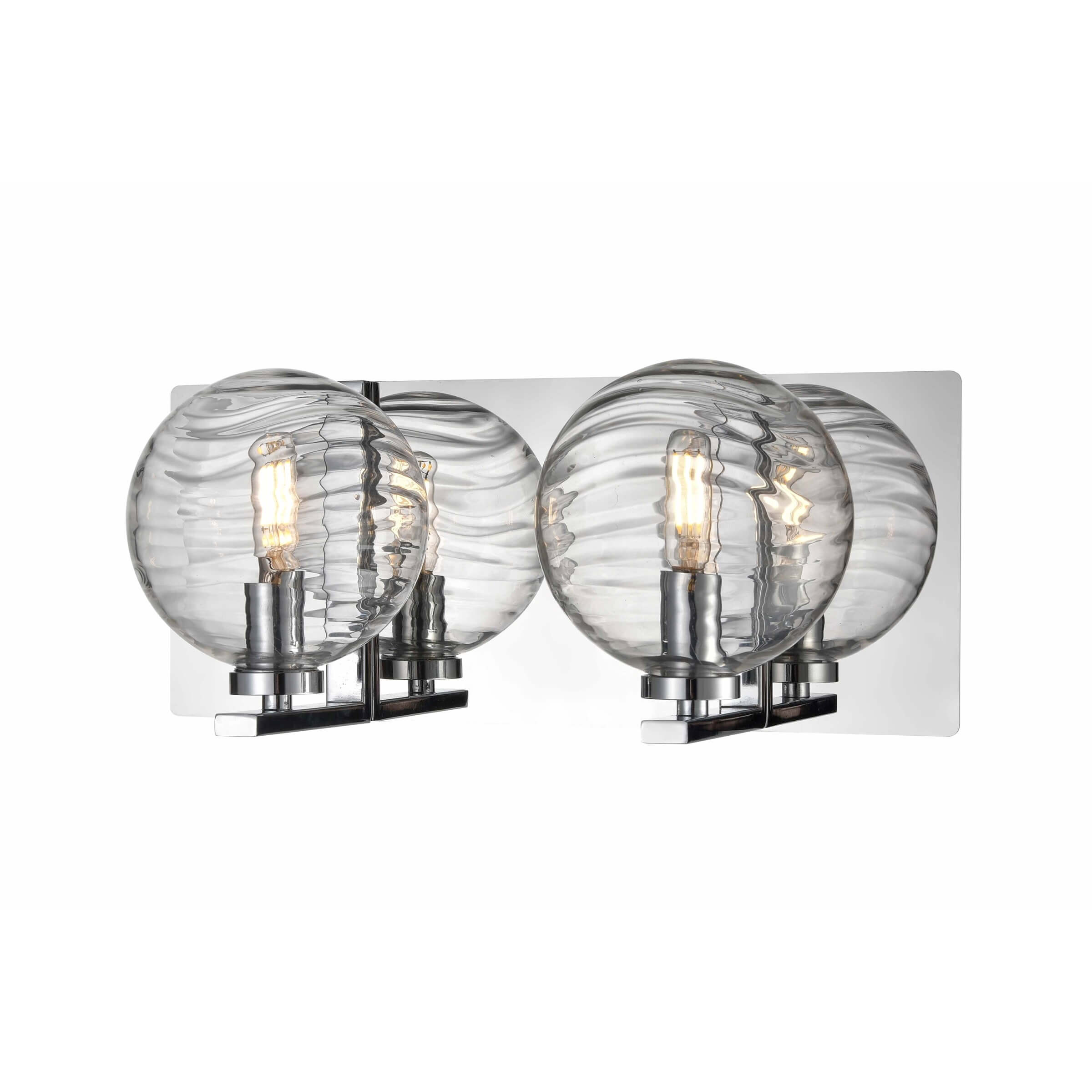 DVI LIGHTING TROPEA 2 LT VANITY CHROME DVP40422CH-RPG aurora