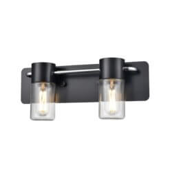 DVI LIGHTING TUXEDO 2 LT VANITY EBONY SEEDY GLASS DVP40722EB+CH-SDY north york