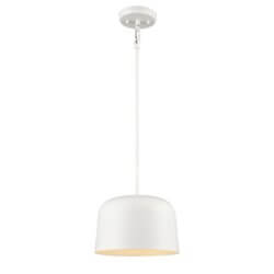 DVI LIGHTING TUQUE 10" PENDANT LED MATTE WHITE DVP40921MW monton