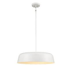 DVI LIGHTING TUQUE 26" PENDANT LED MATTE WHITE DVP40924MW winnipeg