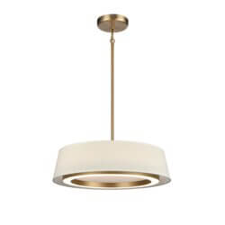 DVI LIGHTING CELENE LED 18" PENDANT BRASS DVP41008BR-LIN-CCT calgary