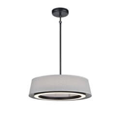 DVI LIGHTING CELENE LED 18" PENDANT EBONY GREY DVP41008EB-GY-CCT vancouver
