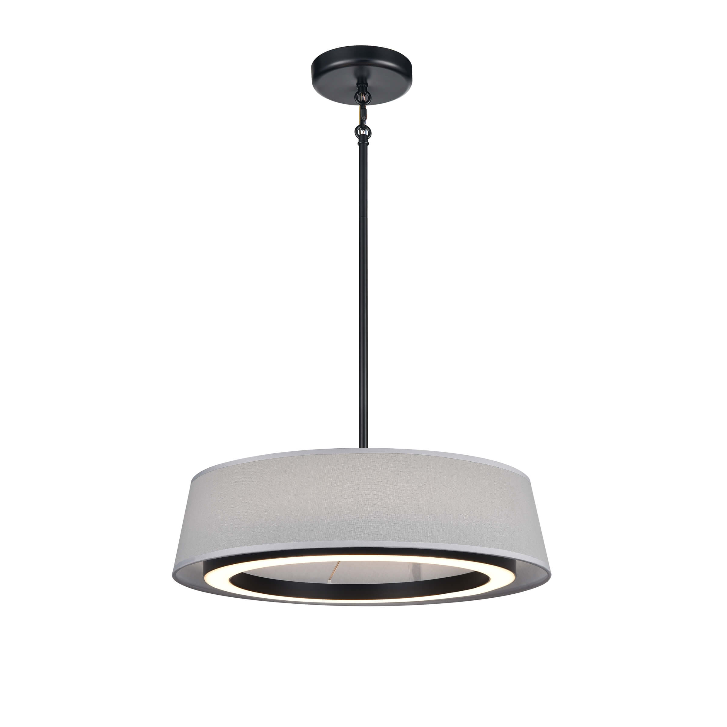 DVI LIGHTING CELENE LED 18" PENDANT EBONY GREY DVP41008EB-GY-CCT vancouver