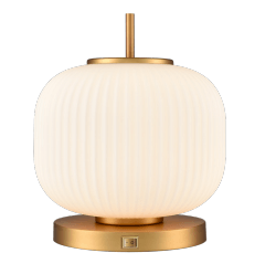 DVI LIGHTING MOUNT PEARL TABLE LAMP BRASS DVP40017BR-RIO halifax