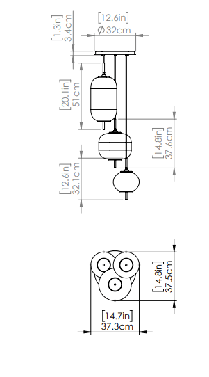 DVI LIGHTING MOUNT PEARL 3 LT CHANDELIER BRASS DVP40057BR-RIO kleinburg