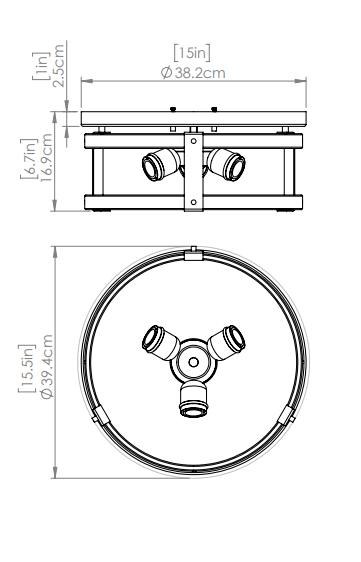 DVI LIGHTING OAKHURST 3 LT FLUSH MOUNT EBONY DVP40332EB oakville