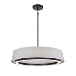 DVI LIGHTING CELENE LED 24" PENDANT EBONY GREY DVP41024EB-GY-CCT king city