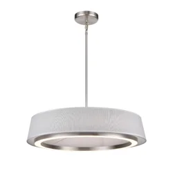 DVI LIGHTING CELENE LED 24" PENDANT SATIN NICKEL DVP41024SN-GY-CCT oakville