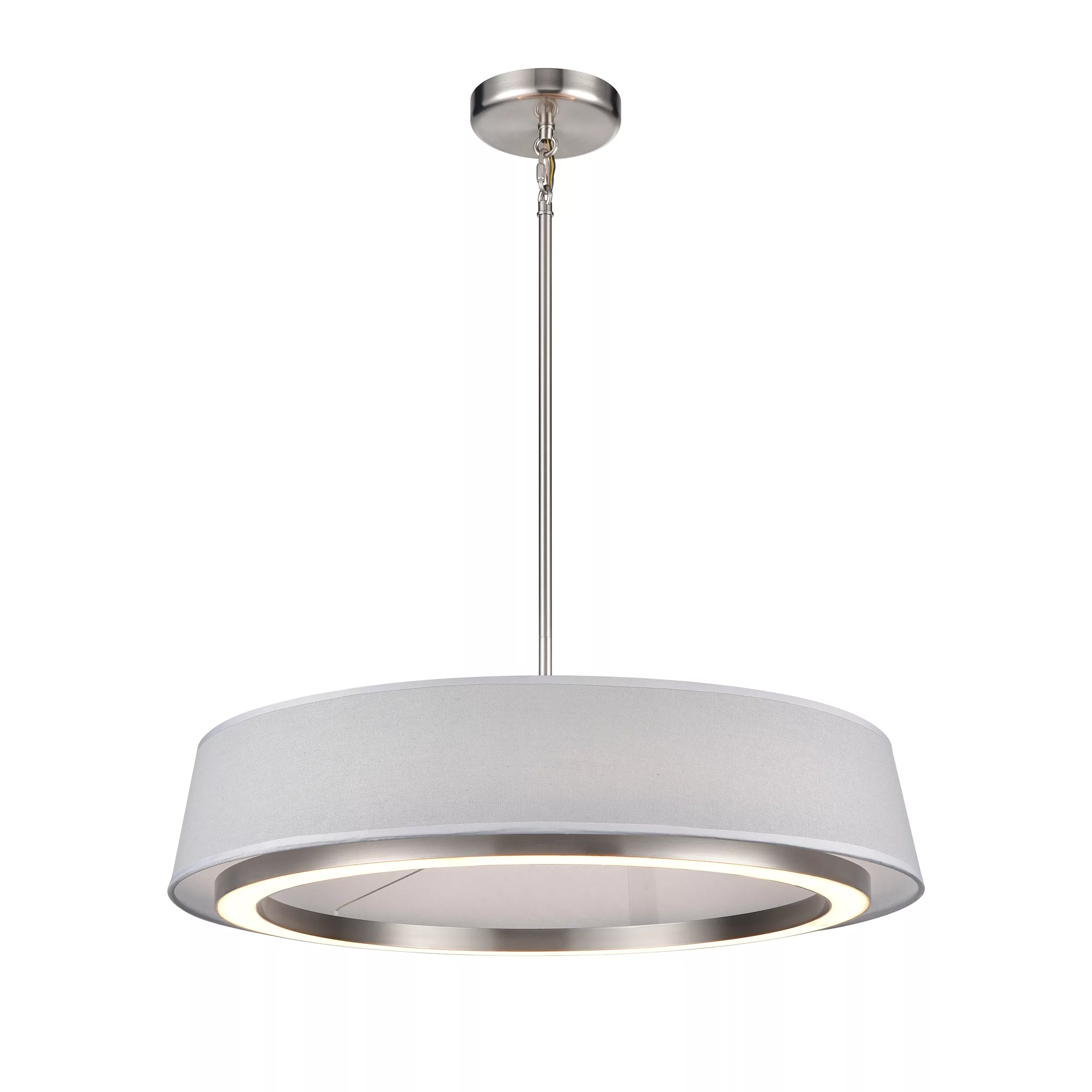 DVI LIGHTING CELENE LED 24" PENDANT SATIN NICKEL DVP41024SN-GY-CCT oakville