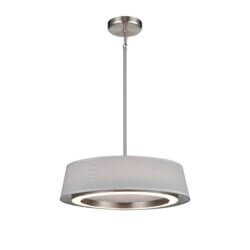 DVI LIGHTING CELENE LED 18" PENDANT SATIN NICKEL DVP41008SN-GY-CCT vaughan