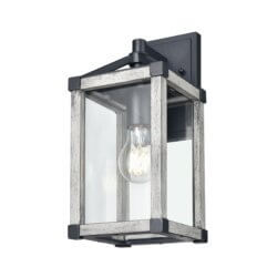 DVI LIGHTING NIPIGON OUTDOOR 12.5" SCONCE DVP41271BK+WWG-CL toronto