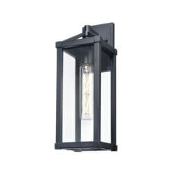 DVI LIGHTING NIPIGON OUTDOOR 16.5" SCONCE BLACK DVP41272BK-CL perth