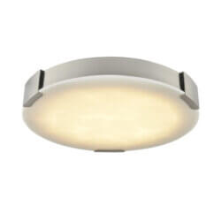 DVI LIGHTING PETRA 14" LED FLUSH MOUNT SATIN NICKEL DVP42038SN-AFA bracebridge