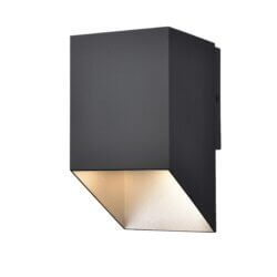 DVI LIGHTING BRECON OUTDOOR SQUARE 8.5" SCONCE DVP43060SS+BK toronto