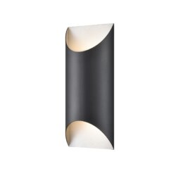 DVI LIGHTING BRECON OUTDOOR ROUND 18" SCONCE DVP43091SS+BK calgary