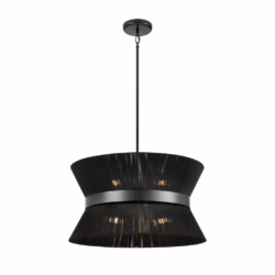 DVI LIGHTING ELLESMERE 6 LIGHT PENDANT EBONY DVP43605EB-BK brockville