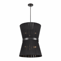 DVI LIGHTING ELLESMERE 6 LT FOYER EBONY DVP43648EB-BK sudbury