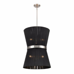 DVI LIGHTING ELLESMERE 6 LT FOYER SATIN NICKEL DVP43648SN-BK huntsville