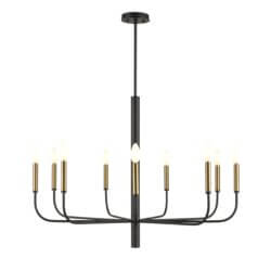 DVI LIGHTING OLIVIA 9 LT CHANDELIER GRAPHITE DVP44029MF+GR mississauga