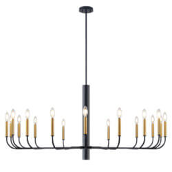 DVI LIGHTING OLIVIA 18 LT CHANDELIER GRAPHITE DVP44050MF+GR quebec city