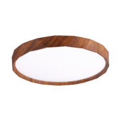 DVI LIGHTING DAWSON 5 LED 15" FLUSH MOUNT WALNUT DVP44138WLN-5CCT perth
