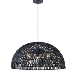 DVI LIGHTING LAC DU BONNET 26" PENDANT BLACK DVP44248BK-BY caledon