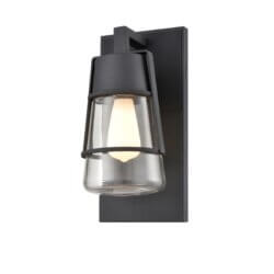 DVI LIGHTING LAKE OF THE WOODS OUTDOOR 11.5" SCONCE BLACK DVP44472BK-CL ottawa