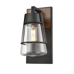 DVI LIGHTING LAKE OF THE WOODS OUTDOOR 11.5" SCONCE DVP44472BK+IW-CL montreal