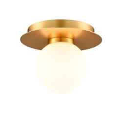 DVI LIGHTING ATWOOD FLUSH MOUNT BRASS DVP45032BR-OP oakville
