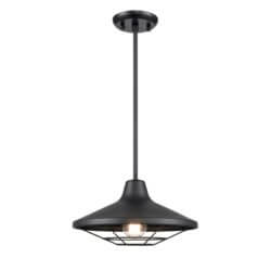 DVI LIGHTING SOMERSET OUTDOOR 12" PENDANT DVP45920BK monton